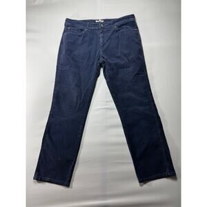 Peter Millar Men's Blue 5-Pocket Tapered Leg Corduroy Pants - Size 35x29
